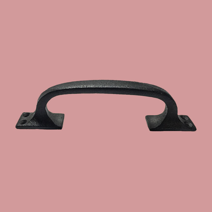 The Renovators Supply Inc. Black Door Pull Handle Wrought Iron